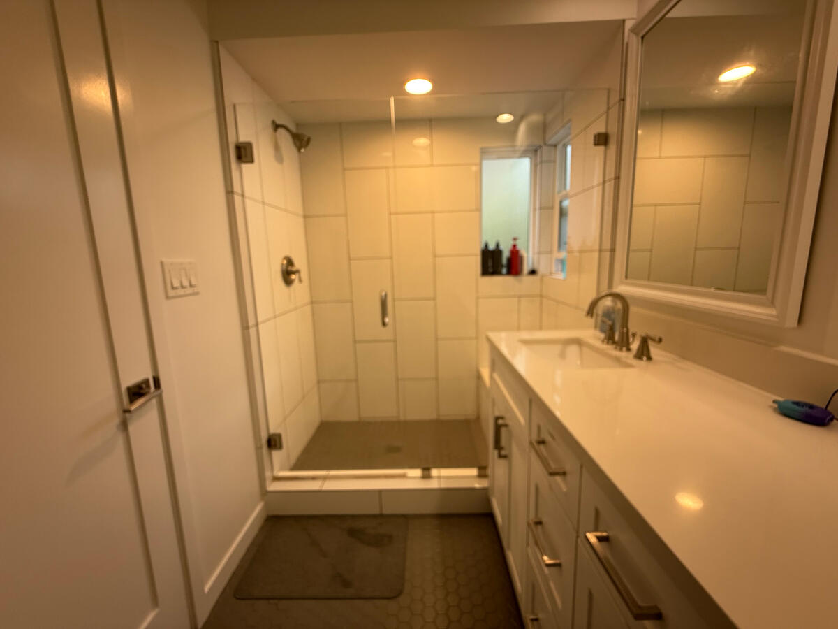 Master bathroom #4 at Clean Quarters Inc. Foundation House