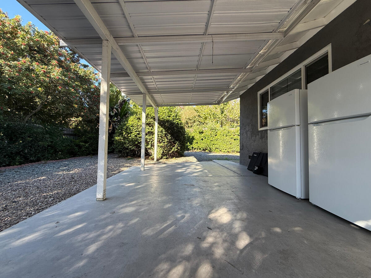 Foundation House Back Patio North View